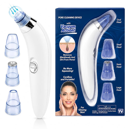 Léora™ PoreClean Facial Vacuum | 4-in-1 Blackhead & Pore Cleaner